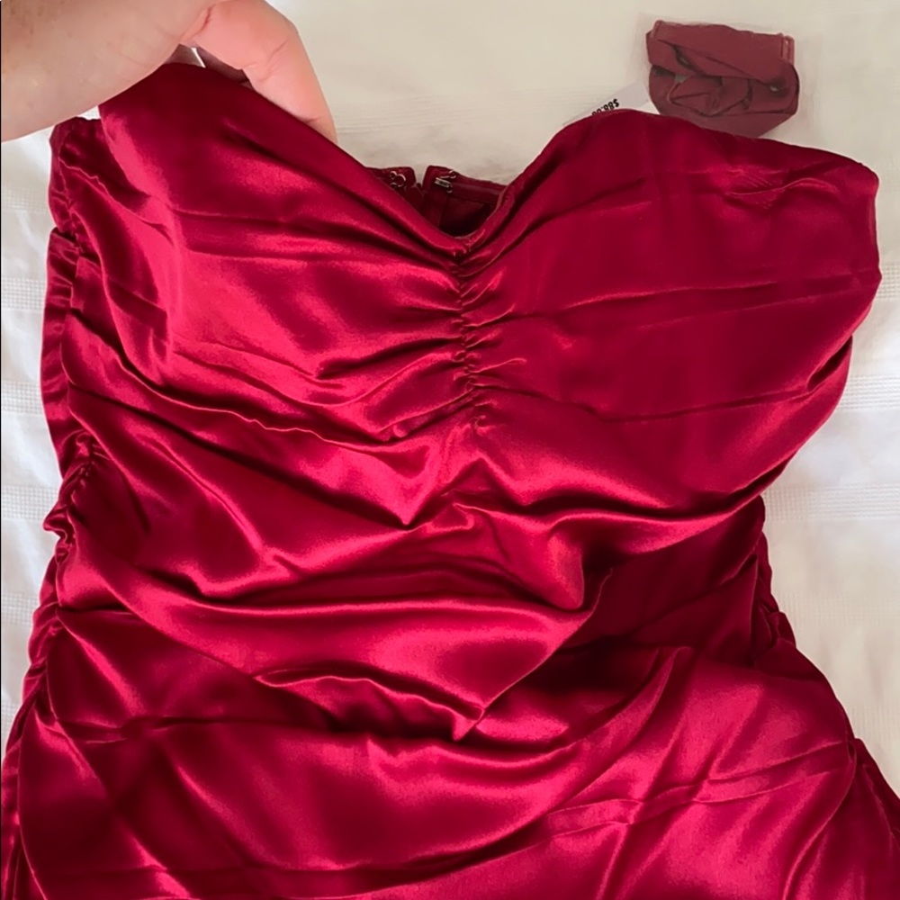 Express ruched mini dress